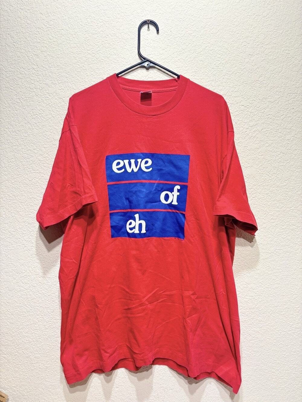 University Of Arizona Vintage T-Shirt 1980S Xxl. Ew Of Eh Single Stitch 1990